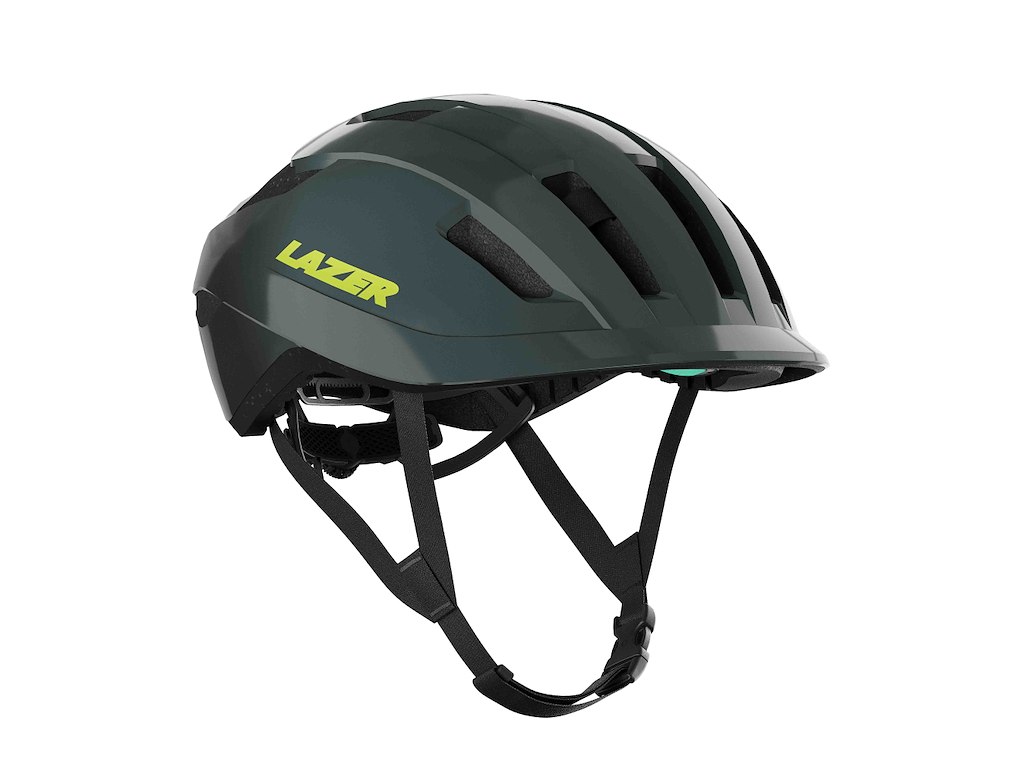 Lazer J1 KinetiCore cykelhjelm 50-56 cm sort/grå junior