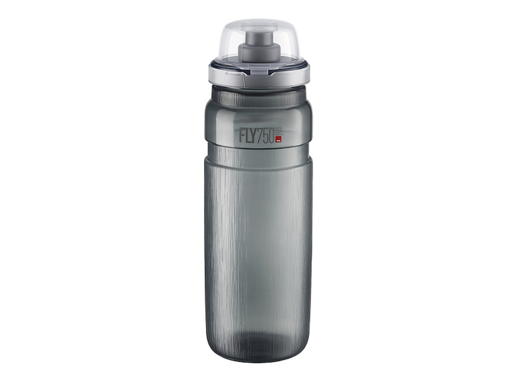 Elite Flaske FLY TEX MTB Smoke, Grey Logo 750ml - Drikkeflaske