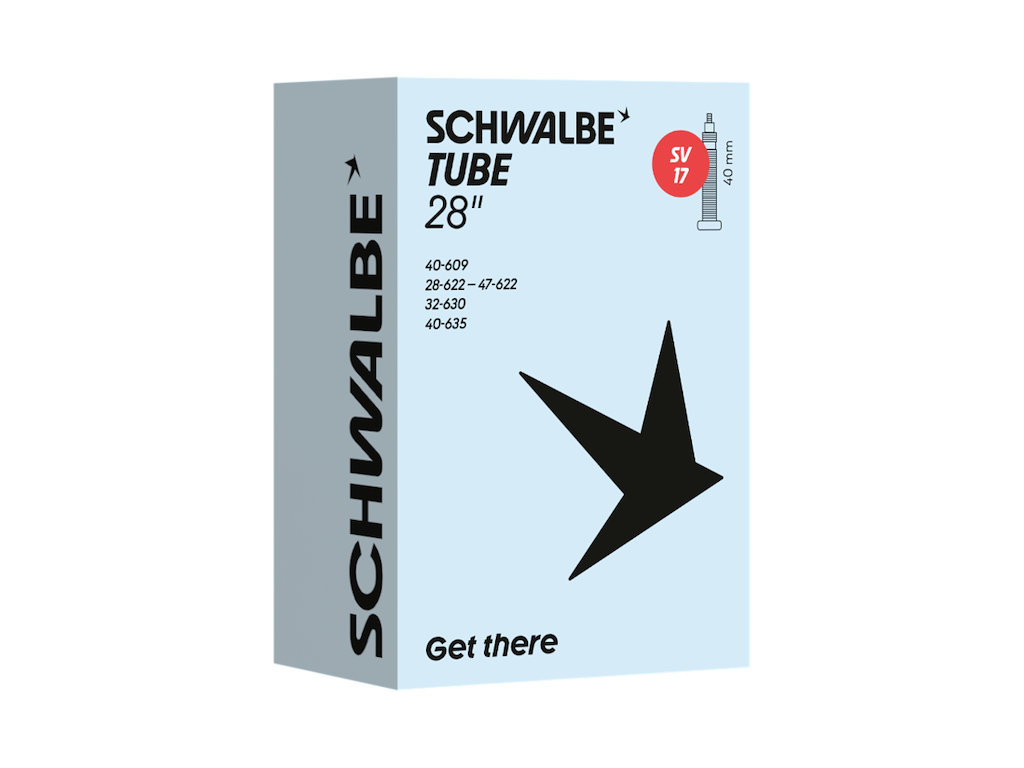 Schwalbe slange 700c/28"x1,10-1,90 (28/47-622/635) med 40mm lang racerventil SV17