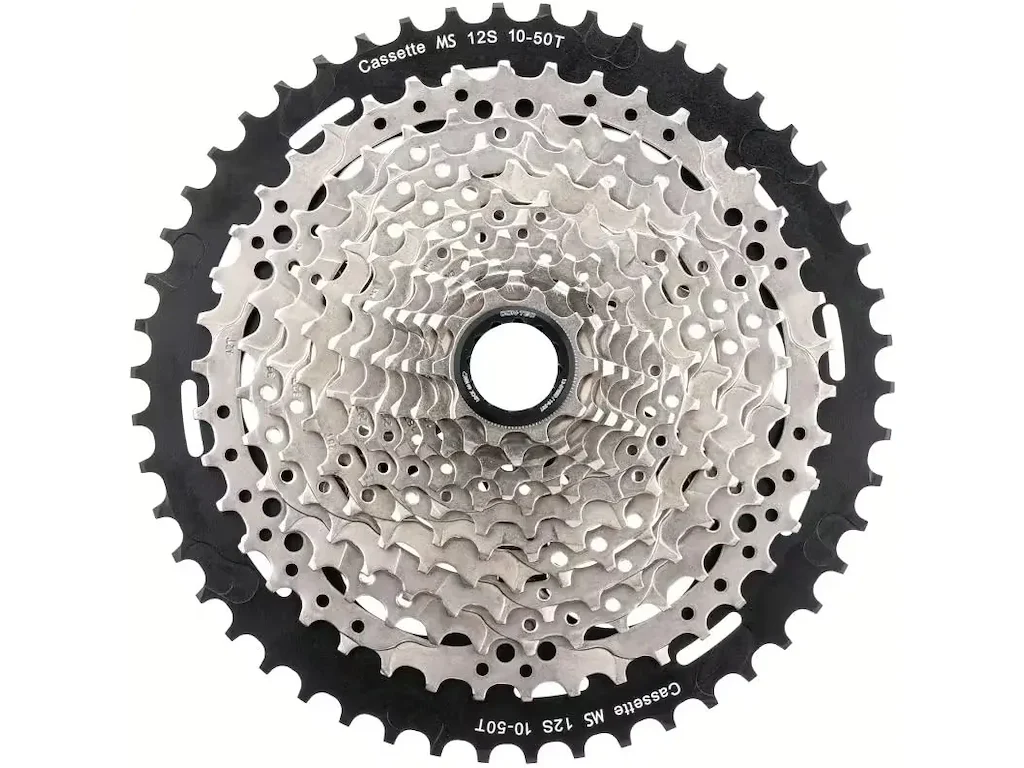 CONTEC Grad - Kassette - 11-50 - 12-Speed - Shimano Micro Spline - Sølv/Sort
