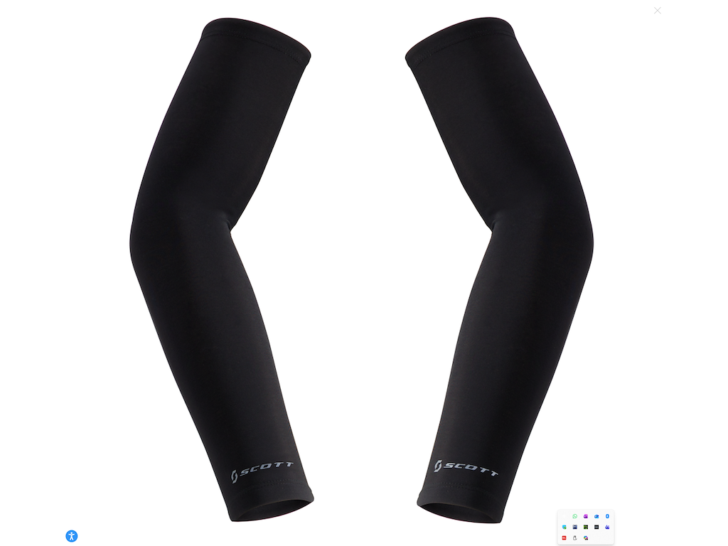 SCOTT AS TEAM Arm Warmers - Armvarmere - Unisex - Sort - Str. S