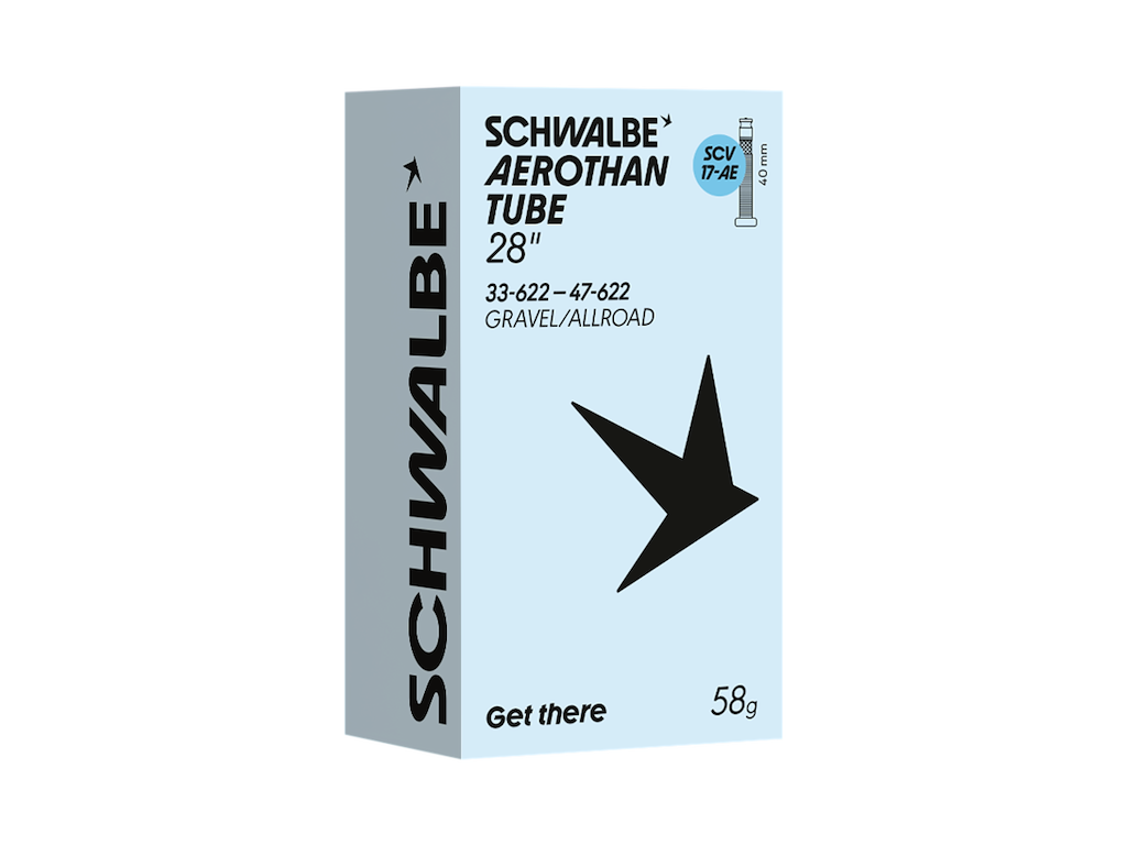 Schwalbe Aerothan slange 28" (33/47-622) med 40mm lang SCV Clik ventil - SCV17-AE