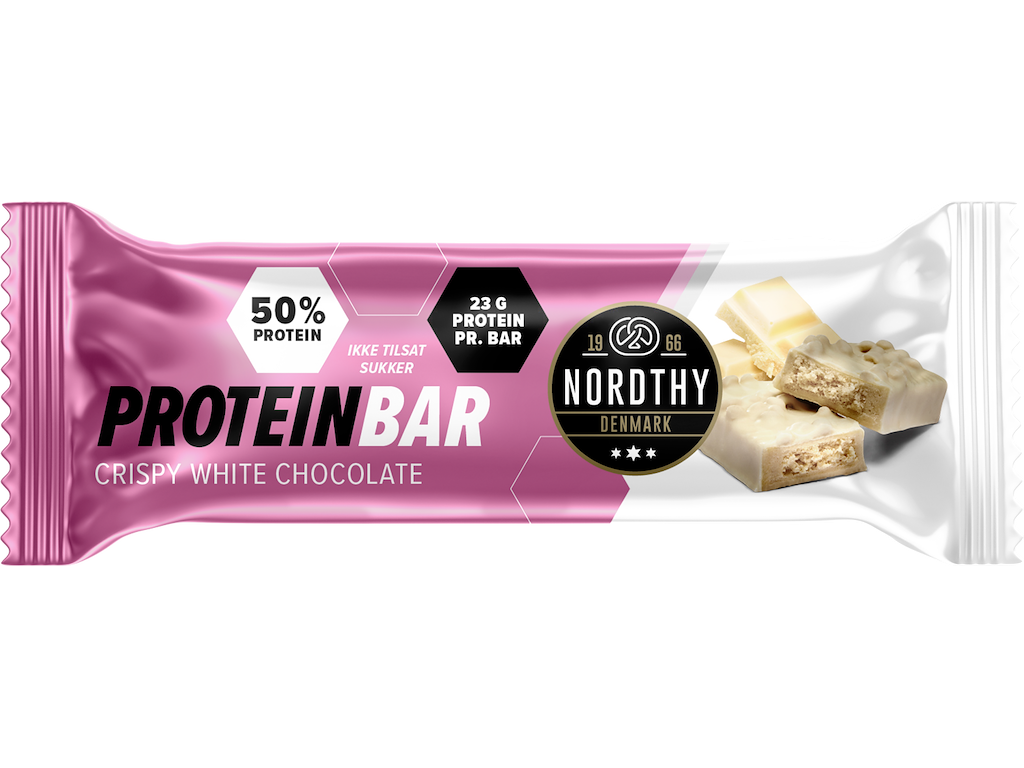 Nordthy Proteinbar - Crispy White Chocolate - 45g