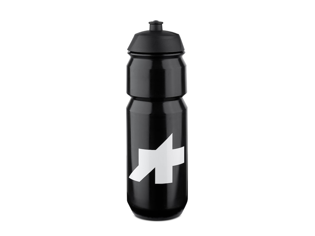 Assos Signature Water Bottle 750Ml Black Series - Drikkedunk - Sort - 750 ML
