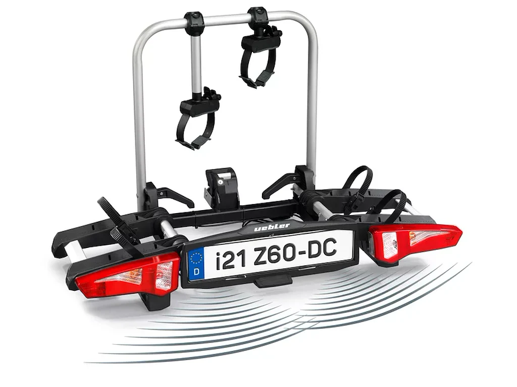 Uebler i21 Z60-DC Cykelholder til 2 cykler med 60 ° fold-down function og reverse driving control