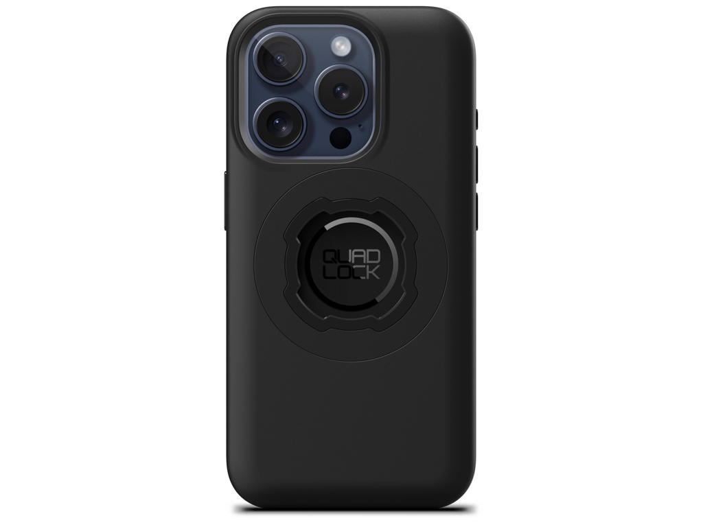 Quad Lock MAG cover case magnetisk til iPhone 15 Pro sort