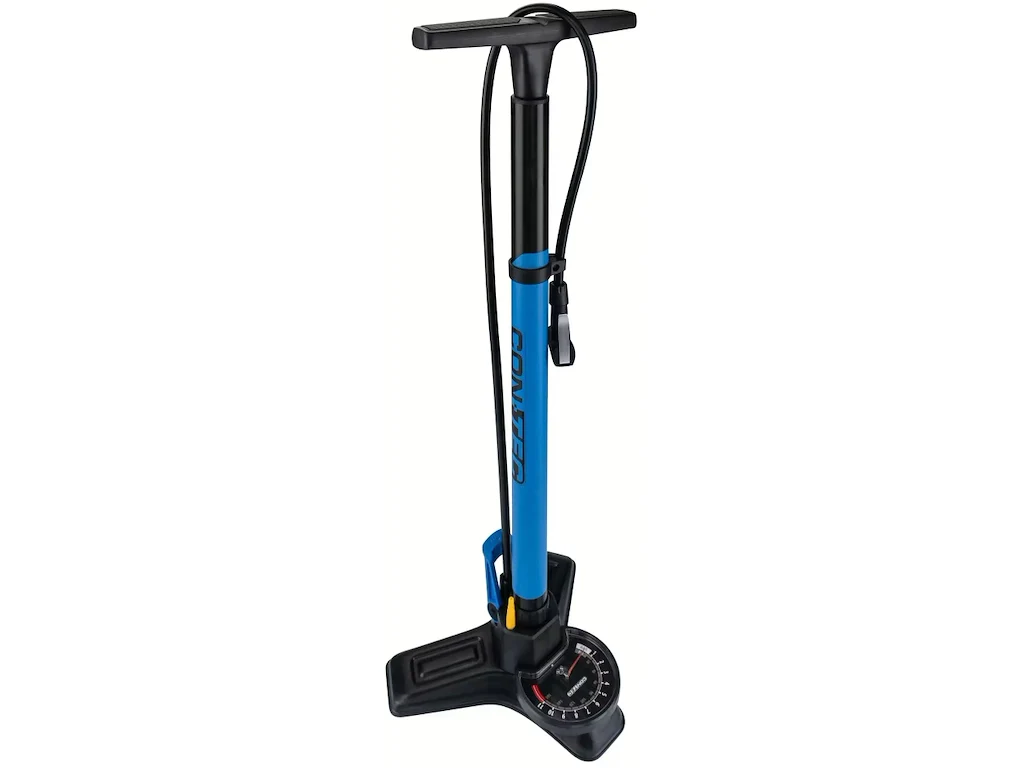 CONTEC Air Support Boost - Gulvpumpe - 11 Bar - Sort/Blå