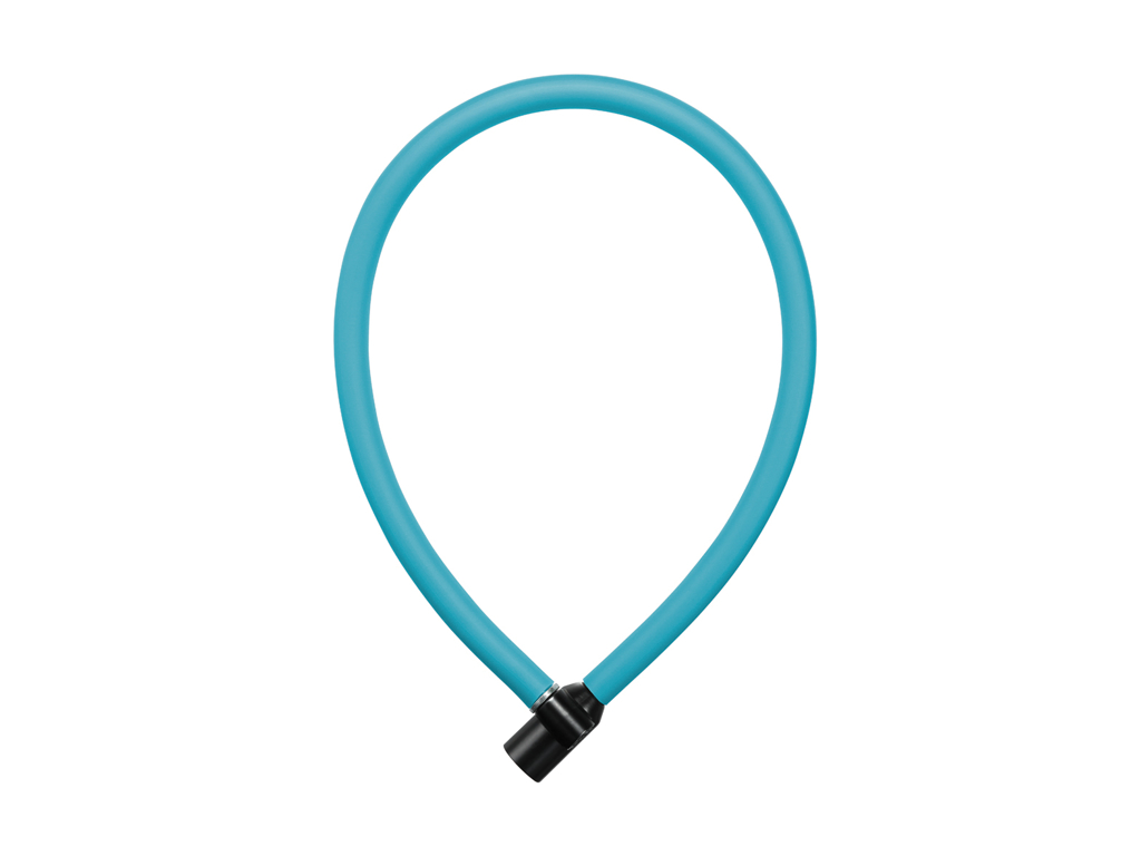 AXA Resolute 6-60 kabellås med nøgle 60 cm ice blue