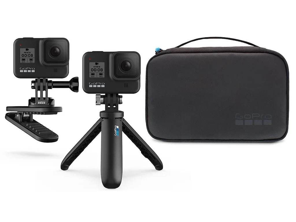 GoPro TravelKit 2.0 Rejseudstyr til GoPro HERO Kameraer - Shorty Selfiestang, Magnetisk Drejeklemme