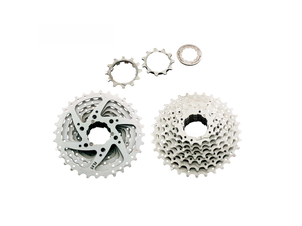 Sunrace CSM66 - Kassette 8 gear - 12-32 tands - MTB - Til Shimano eller Sram - Nickel