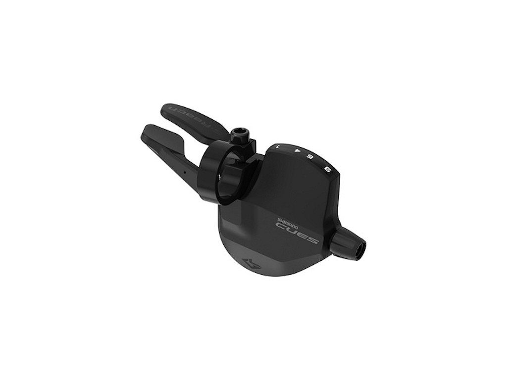 Shimano Cues - Skiftegreb højre - Rapidfire Plus - 9 Speed med geardisplay - SL-U4050-9R - Sort