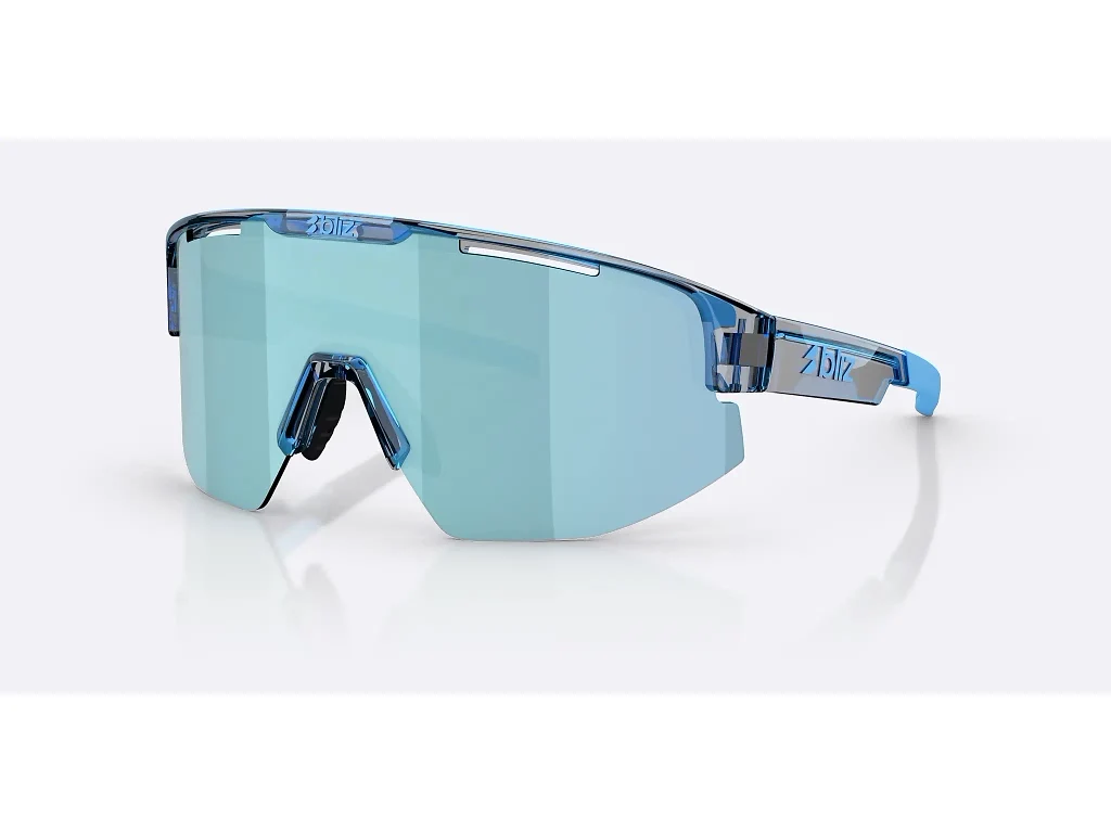 Bliz Matrix Small - Cykelbriller - Transparent Blue/Ice Blue Multi