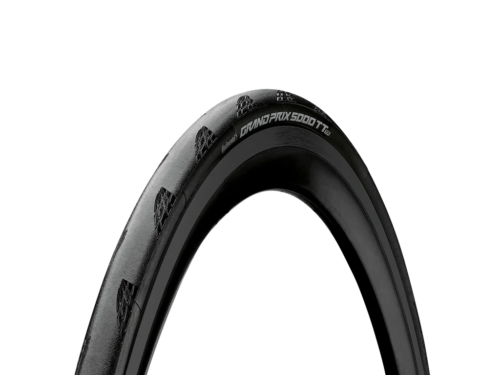 Continental Grand Prix 5000 TT TR - Cykeldæk - Race - Tubeless Ready - Sort - 700X25C