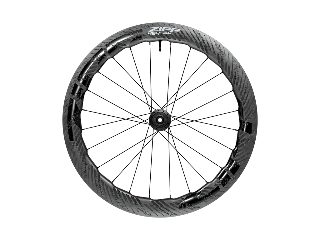 ZIPP 454 NSW 700c forhjul 12x100mm E-Thru disc centerlock carbon