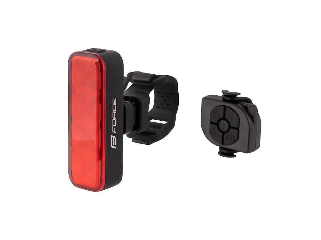 FORCE Alarm Baglygte - USB Opladelig - 300 Lumen