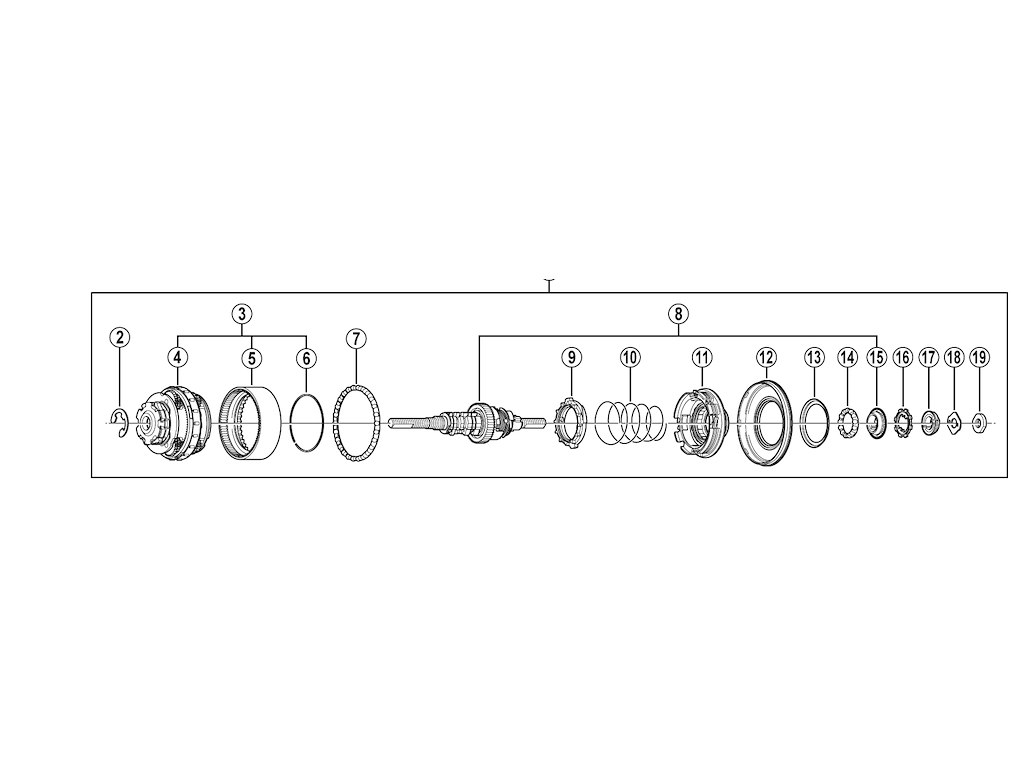 Shimano Nexus 8 griber plade med forsegling SG-8R20