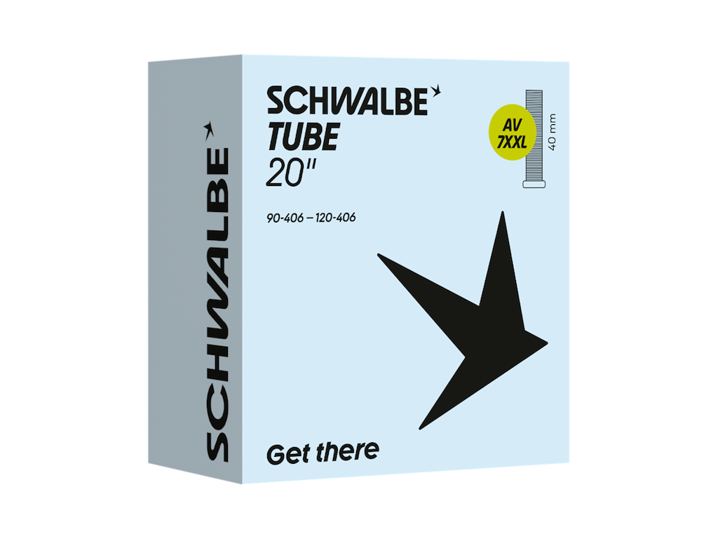 Schwalbe slange 20"x3,60-4,80 (90/120-406) med 40mm lang Autoventil AV7XXL