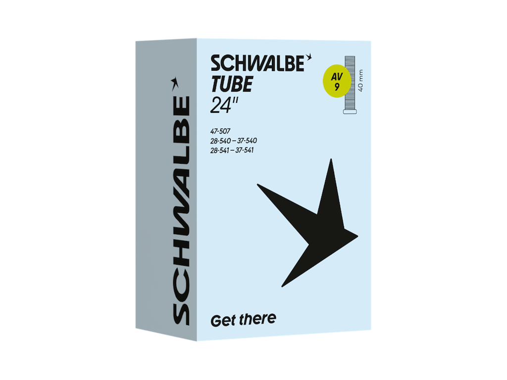 Schwalbe slange 24"x1,10-1,90 (28/47-507/541) med 40mm lang Autoventil AV9