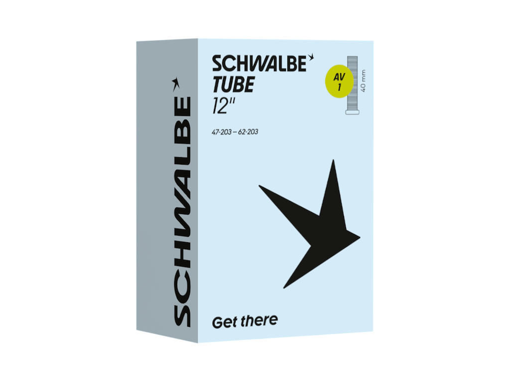Schwalbe slange 12"x1,75-2,50 (47/62-203) med 40mm lang Autoventil AV1