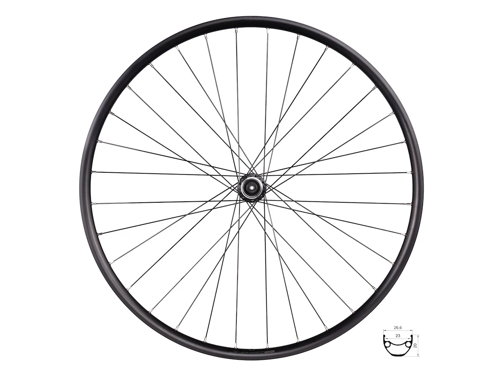 FORCE Basic baghjul 29"(622x23) Shimano 8-11 gear Disc Center lock 32 eger huller