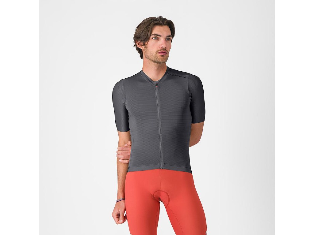 Castelli Espresso 2 cykeltrøje korte ærmer smoky grey herre