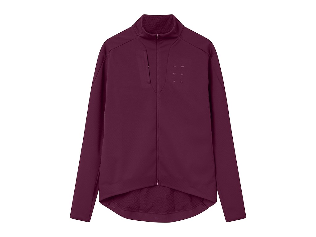 Endura Alltrack Race Vindtæt Jakke - Herre - Sort/Cherry - Str. XL