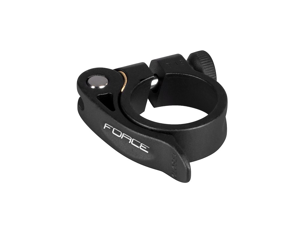 FORCE Quick release klampe til sadelrør 31,8mm i aluminium - Sort