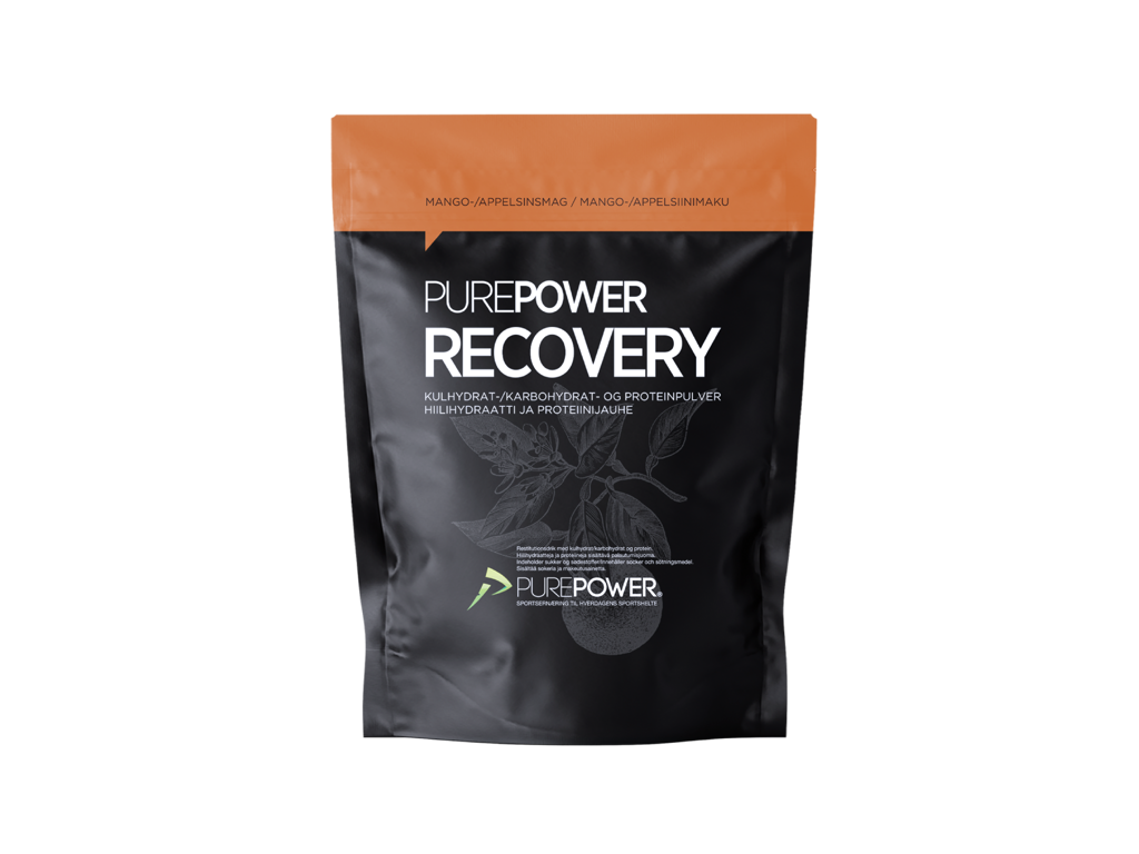 PurePower Recovery 400g Proteinpulver Mango/Orange - Optimal restitution efter træning