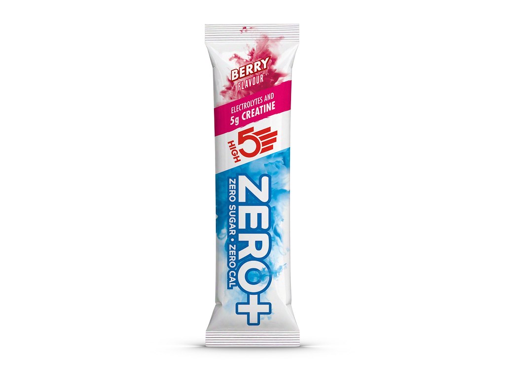 High5, Zero+ Creatine elektrolytter berry tilsat 3 g kreatrin - Brev med 9,5 gram