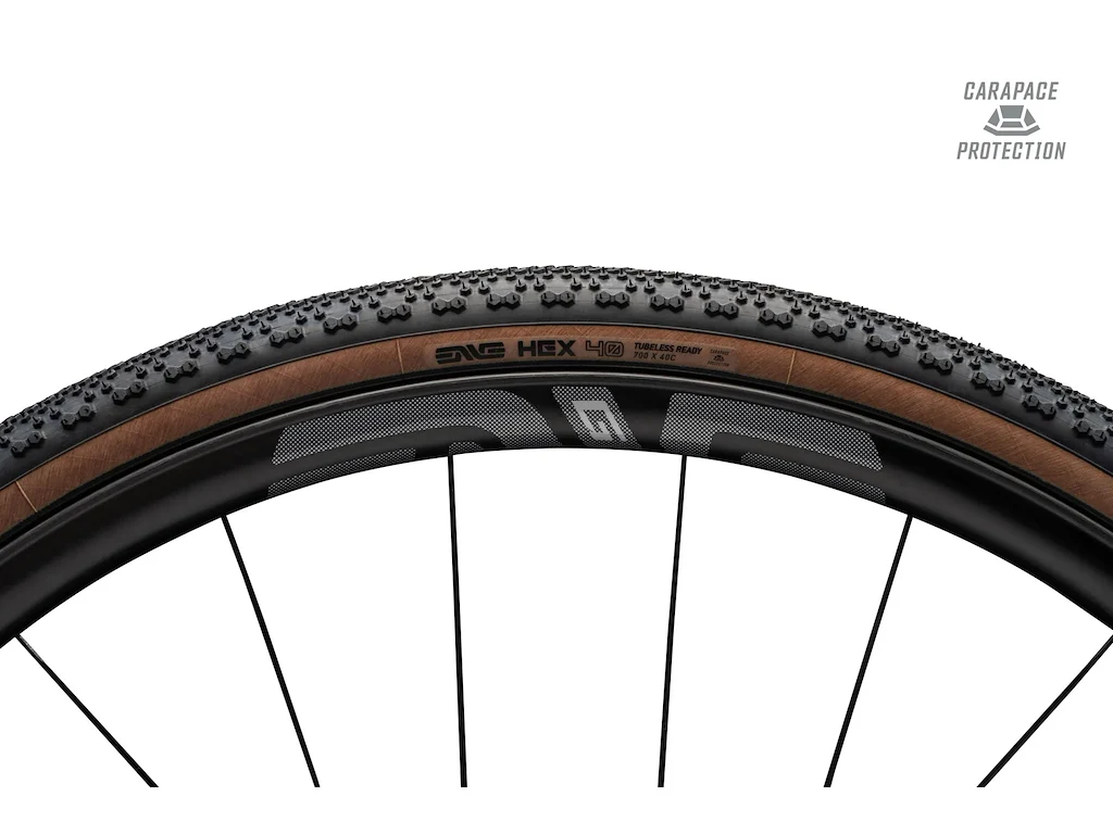ENVE HEX TLR carapace foldedæk gravel 700x48mm tan