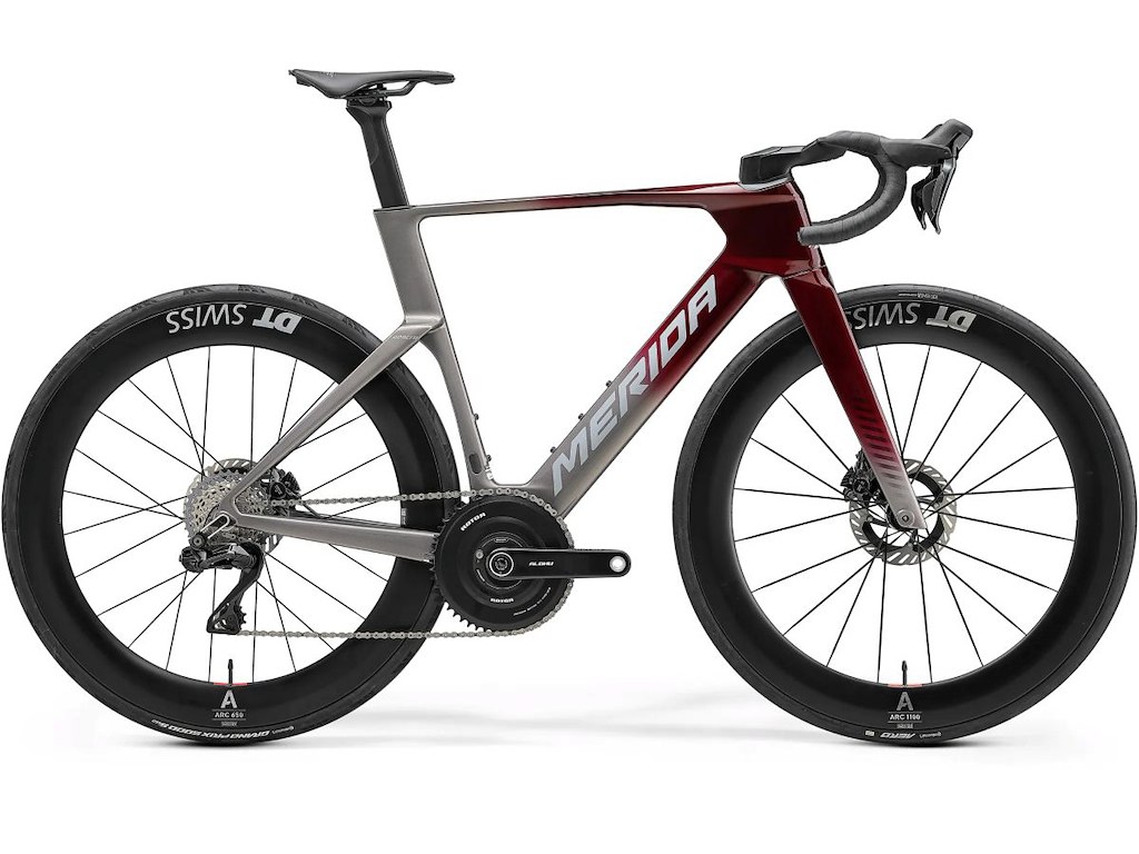 Merida Reacto One racercykel carbon passion red/slate grey
