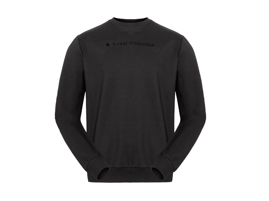 Sweet Protection Logo Crew T-shirt dark grey herre