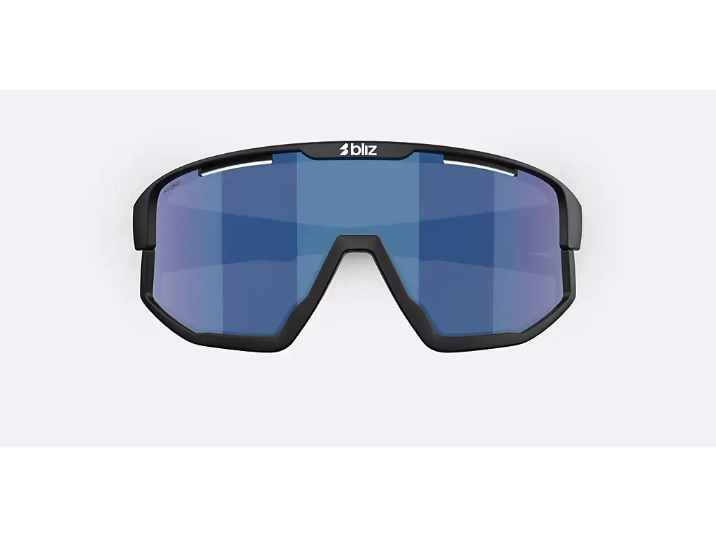 Bliz Vision Large - Cykelbriller - Matsort/Smoke/Blue Multi