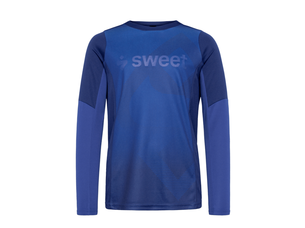 Sweet Protection Hunter II Trail Long Sleeve Junior - T-Shirt/Lange ærmer - Blue Depths - Barn - 14