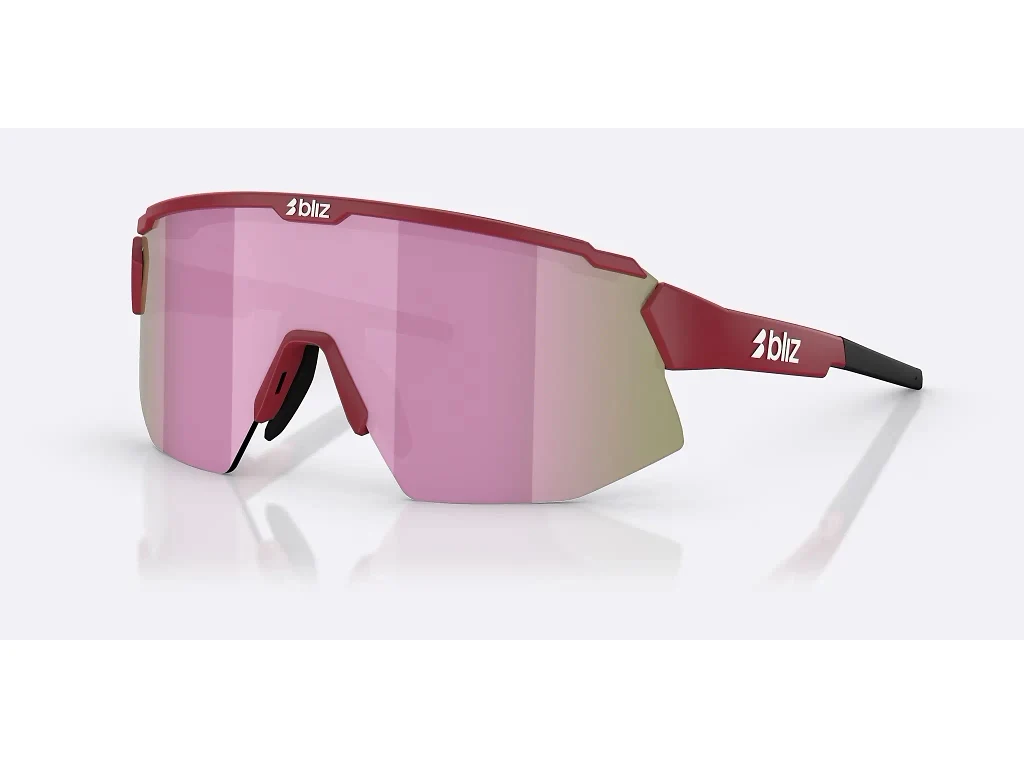 Bliz Breeze Small - Cykelbriller - Matt Burgundy/Brun/Rose Multi