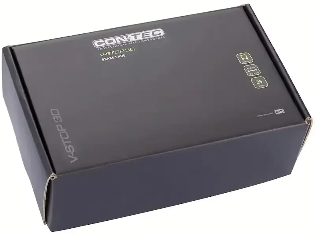 CONTEC V-Stop 3D - Bremseklods - 72 mm - Medium Compound - 25 sæt - Multi/Sort