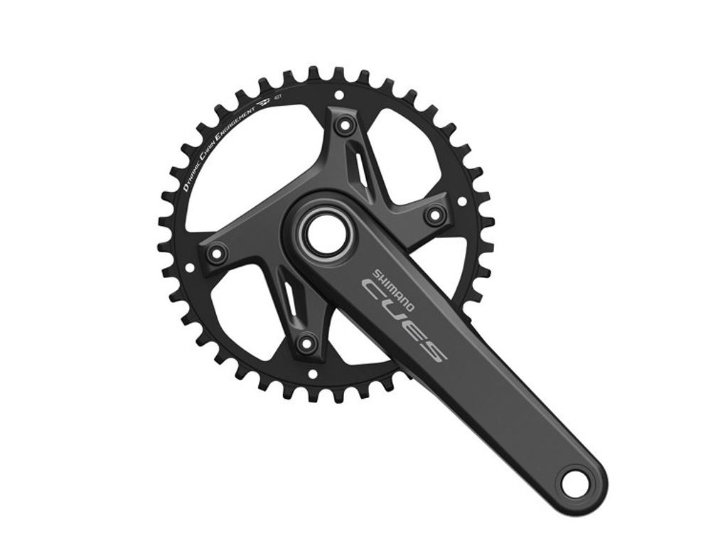 Shimano Cues Kranksæt single road - 40 tands til 9/10 eller 11 speed -175mm pedalarme - FC-U6030-1