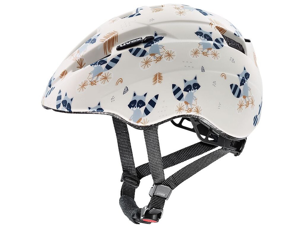uvex Kid 2 CC cykelhjelm til børn 46-52 cm - Raccoon Mat
