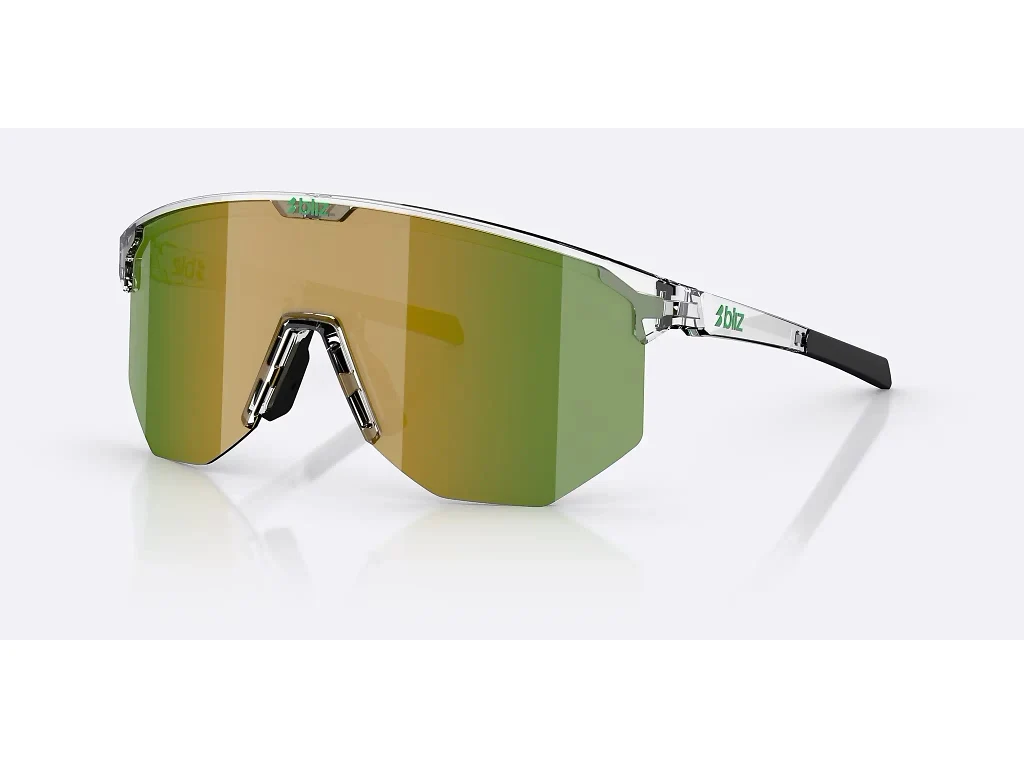 Bliz Hero XXL - Cykelbriller - Transparent White/Brown/Green Multi