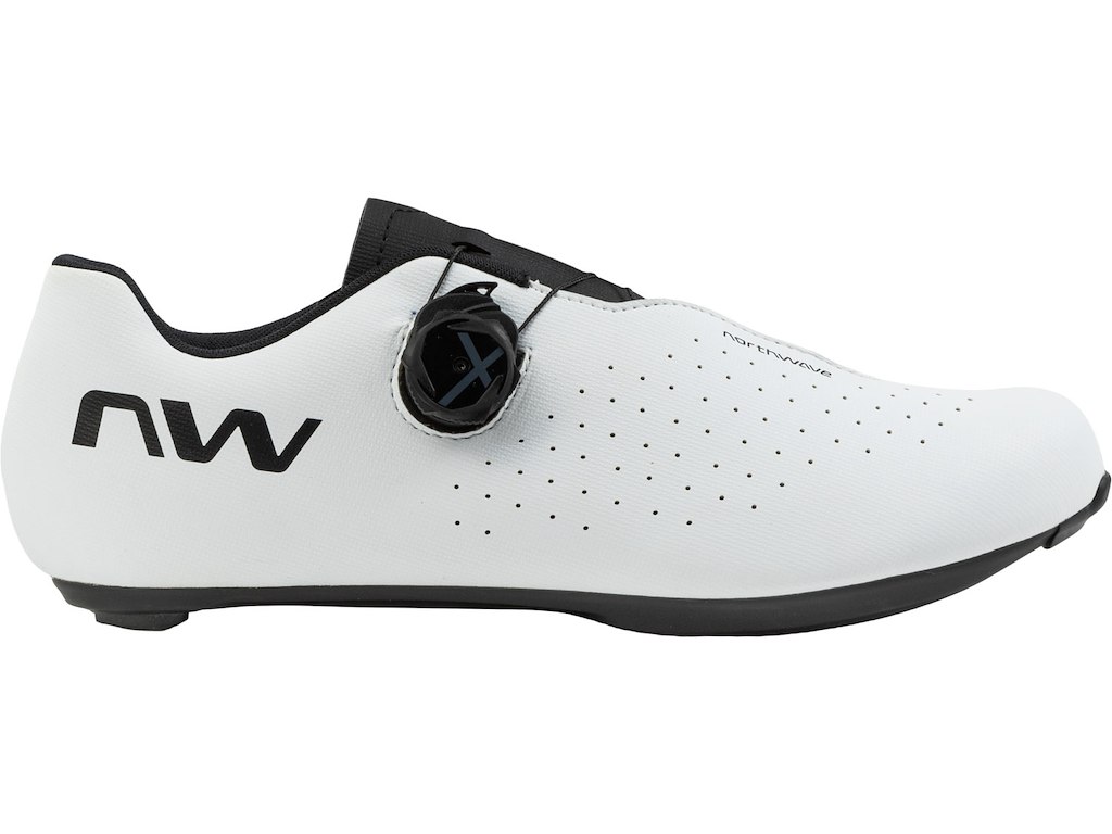 Northwave Sonic Plus Wide - Cykelsko - Race - Hvid/Sort - Str. 42
