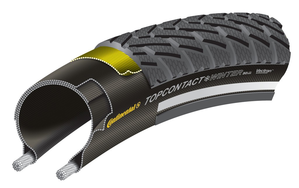 Continental Top CONTACT Winter II Premium - Folde vinterdæk - 700x37c