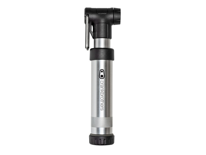 CrankBrothers Mini Håndpumpe Gem S - 100psi/7bar - Sølv