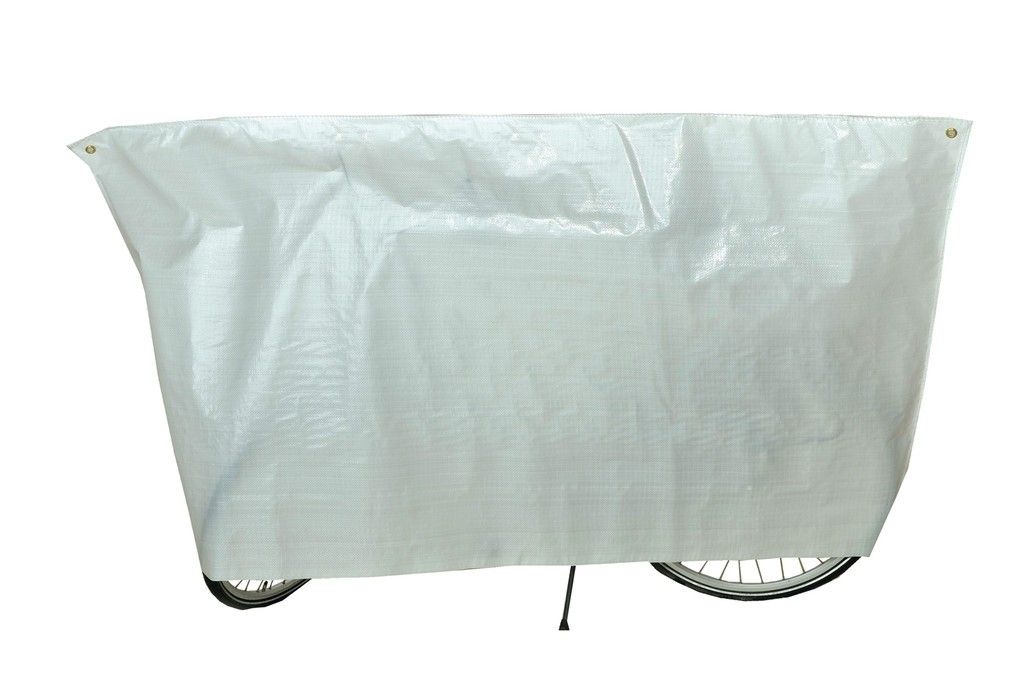 Cykelgarage hvid 110 x 210 cm