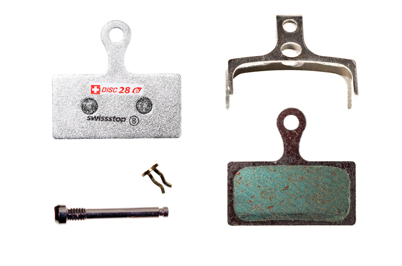 SWISSSTOP diskinių stabdžių kaladėlės: 28 colių, Shimano XTR BR-M9000, XTR BR-M9020, XTR BR-M987, XTR BR-M988, XTR BR-M985, XT BR-M8100, XT BR-M8000, XT BR-M785, SLX
