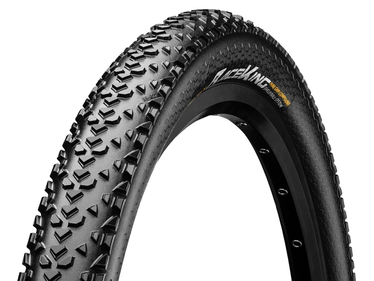 Continental Dæk Race King Shieldwall 55-584/ 27.5x2.20 Blk/blk Fold - Cykeldæk