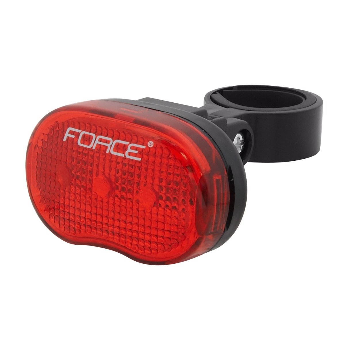 FORCE galinis žibintas TRI - 3 diodų baterija