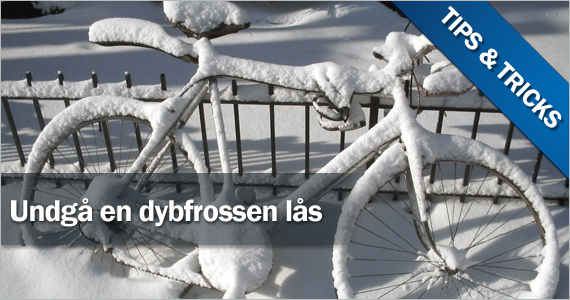 Procent Fahrenheit faktum Tips og tricks til at undgå dybfrosne cykellåse - Cykelgear.dk