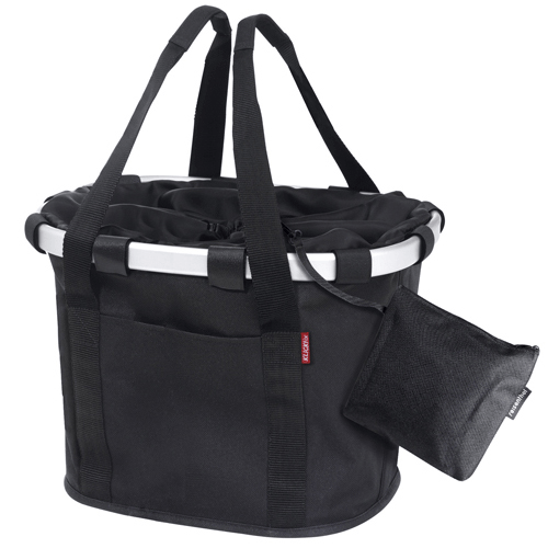 Klickfix Bikebasket sort til Styrmontering