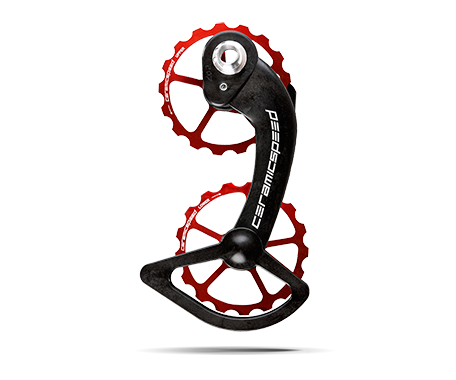 CeramicSpeed Keramiske Oversized Pulleyhjul Rød Shimano