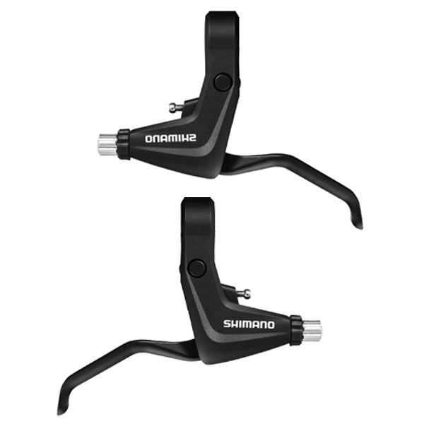 Shimano Bremsegreb Sæt 2-finger Sort Bl-t4000 Alivio V-bremse - Cykel bremsegreb